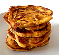 sweet potato pancakes stack
